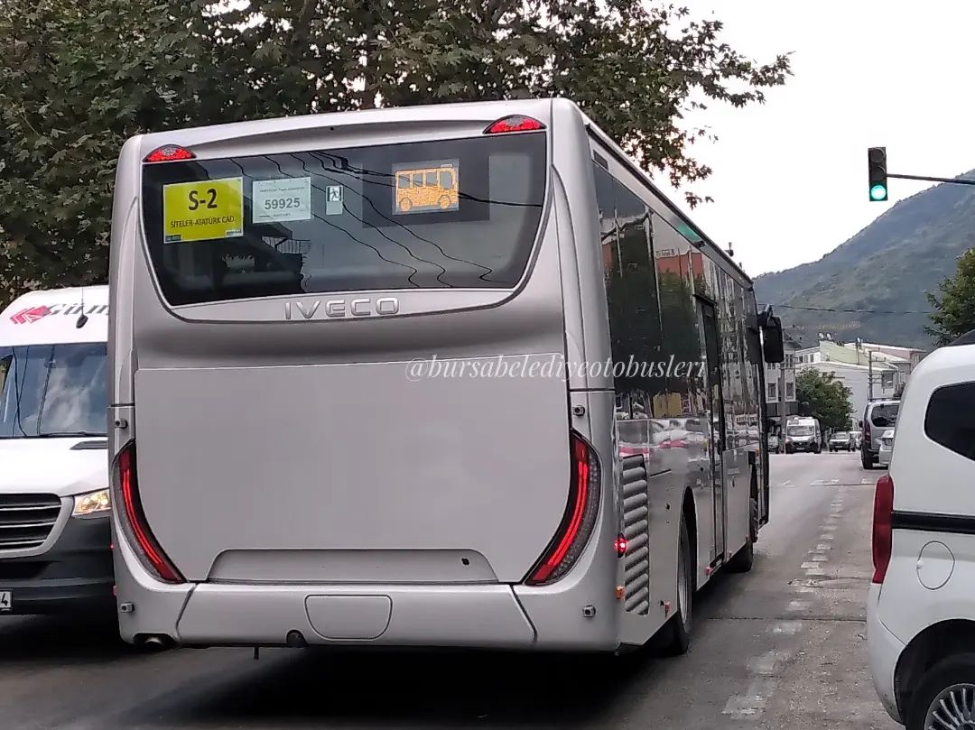 BURULAŞ'a test aracı olarak gelen Iveco Crossway LE otobüsü S-2 Siteler - Kent Meydanı (Ring)34 G 89994#burulaş#testaracı#iveco#ivecobus#ivecocrosswayle#ivecocrossway#ivecootobus#bursabelediyeotobusle (1)